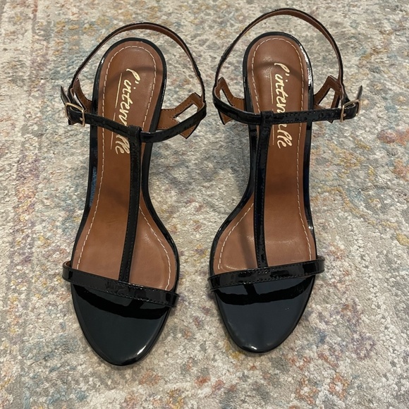 Nwot L'Intervalle Black Heels - Picture 2 of 8